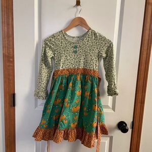 Eleanor Rose Pumpkin Dress